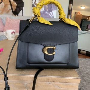 COACH TABBY TOP HANDLE BLACK